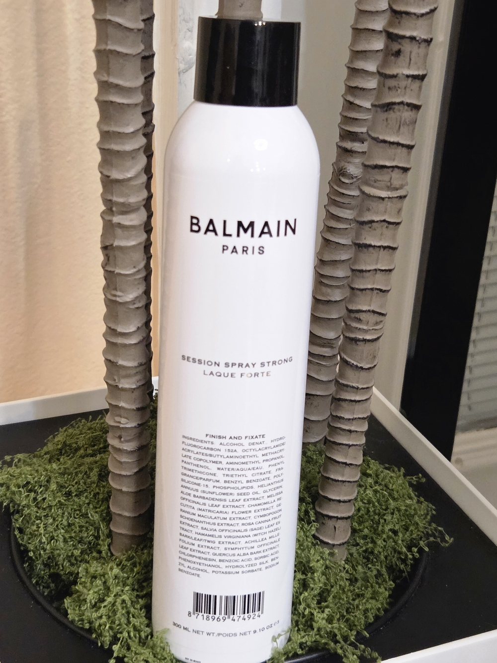 Balmain Paris Session Spray Strong Hairspray 300ml / 9.1oz New